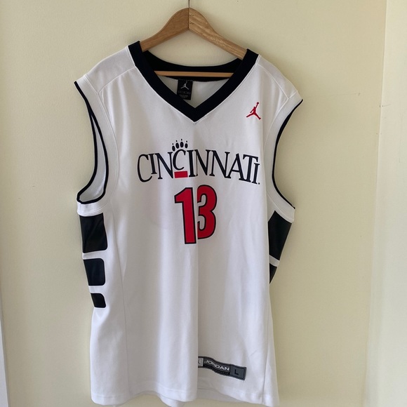 Jordan Shirts Cincinnati Bearcats Basketball Jersey Size L Poshmark